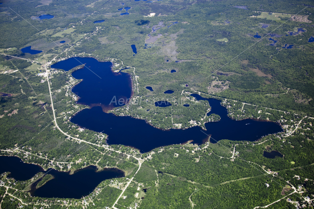 Long Lake in Iosco County, Michigan